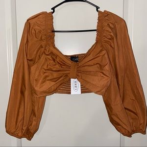 Bow Front Crop Top